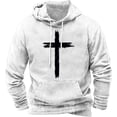 thumbnail image 1 of VBARHMQRT Matching Hoodies Men's Fashion Printed Sportswear Plus Size Hoodie Top, 1 of 3