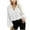 White, variant on Timegard Button down Shirts for Women Lace Lapel Neck Long Sleeve Tops Blouse Fall Travel Loose Shirts