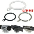 thumbnail image 4 of Metal Curtain Rings Hanging Hooks for Curtains Rods Pole Voile Heavy duty Rings, 4 of 4