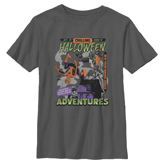 Boys Marvel Chilling Halloween Adventures Issue 13 T Shirt