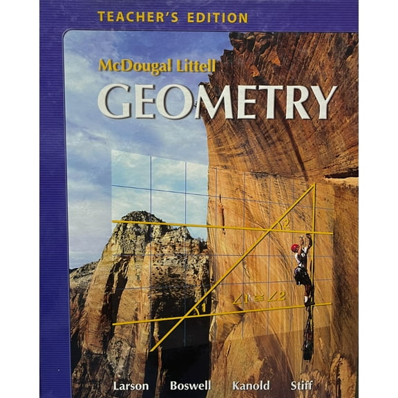 Pre-Owned McDougal Littell Geometry, Teacher's Edition 9780618595570 0618595570 -