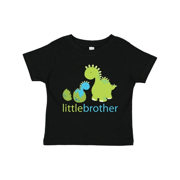 Inktastic Dinosaur Little Brother Green Boys Toddler T-Shirt
