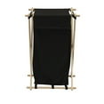 thumbnail image 4 of Household Essentials X-Frame Wood Laundry Hamper, Folding Wood Frame with Washable Poly-Cotton Bag, 4 of 7