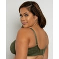 thumbnail image 6 of Luxe Lace Wireless Bralette - Olive Night, 6 of 6