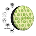 thumbnail image 4 of KLL Various Lemons Pattern 14-17 inch Spare Tire Cover Universal Wheel Protector for Truck SUV Trailer Camping Rv Tire Covers-16 inch, 4 of 6