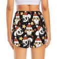 thumbnail image 4 of Fotbe Cute Dog Panda Womens High Waist Running Shorts Athletic Workout Quick Dry Shorts for Women with Pockets Gym Yoga Summer Shorts-Large, 4 of 9