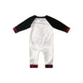 thumbnail image 3 of Kmbangi Family Christmas Pajamas, Deer Raglan Tops + Plaid Pants, 3 of 9