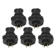 thumbnail image 2 of Aviation Wire Connector Plug, Easy Installation Snap In Locking Flame Retardant Thermoplastic PA66 Aviation Cable Connector 4 Pin  for Automation Equipment, 2 of 7