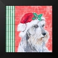 thumbnail image 2 of Pinto, Patricia 12x12 Black Modern Framed Museum Art Print Titled - Holiday Puppy V, 2 of 5