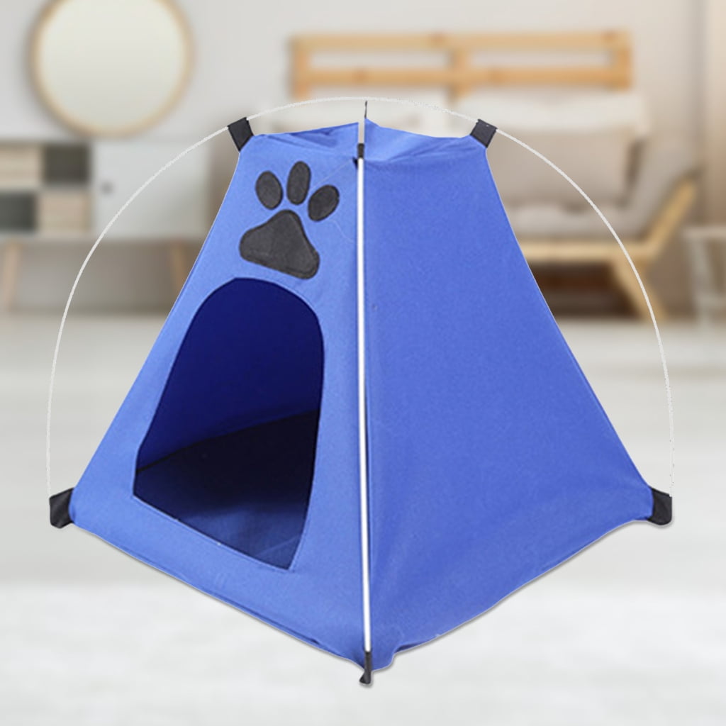 AOOOWER Lovely Print Cats House Tent for Small Dog Cats Cooling Tent Shelter House Pet Accessory Resting Tent for Indoor Outdoor