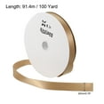 thumbnail image 2 of Unique Bargains 0.79' x 100 Yards Double Face Decorate Crafts Roll Satin Ribbon Deep Khaki, 2 of 5