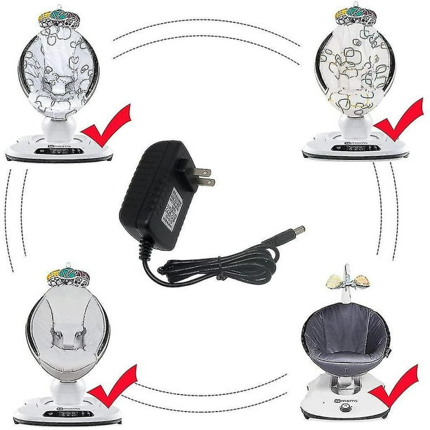 Cargador para 4moms Mamaroo 4moms Rockaroo Columpio electrico para bebe 1037 1026 Walmart en linea