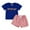Red, variant on Teen Boy Clothes Toddler Baby Set Kids Spring Summer Embroidery Prints Sleeveless Training 6 12 18 24Months 2T 3T Pajama T-shirt Shorts 2 Piece