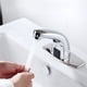 thumbnail image 5 of Grifo de lavabo, grifo de agua con sensor dual frío y caliente plateado, grifo con sensor para el hogar, características líderes en su clase Jadeshay A, 5 of 8