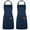 Navy, variant on AOWOO 2 Pack Kitchen Bib Apron, Adjustable Waterdrop Resistant Apron with 3 Pockets, Kitchen Cooking Chef Apron for Women Men, Unisex Black Apron for Kitchen Cooking Baking Crafting BBQ Drawing
