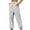 Gray, variant on WIZUTIZ Fall Outfits Pants for Women Drawstring Casual Trouser Plus Size Sweatpants Women's Joggers Pants Sales