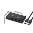 thumbnail image 2 of USB 3.0 Switcher Fast Data Transmission Speed Switch Hub 2-in-4-out Selector Adapter for Keyboard Mouse, 2 of 9