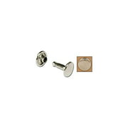 Tandy Leather Double Cap Rivets Large Nickel Plate 100/pk 1375-12