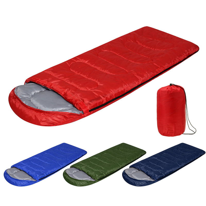 Camping Backpacking Envelope Sleeping Bags 4 Seasons Warm or Cold Lightweight Indoor Outdoor Sleeping Bags for Adults