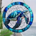 thumbnail image 4 of SLYNSHome Sun Catcher Stained Glass Window Hanging,Sea Turtle Lover Gifts for Women Suncatcher for Window Garden Home Wall Decor, 4 of 6