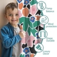 thumbnail image 3 of Blackout Kids Curtains,Pioneer Flower Floral Print Pattern Childrens Insulated Curtains Set Of 2,Bedroom Essentials,Toddler Room Decor 42"x84", 3 of 5