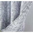 thumbnail image 5 of Olivia Gray PNST29634 53 x 84 in. San Tropez Floral Jacquard Single Rod Pocket Curtain Panel, Grey, 5 of 6