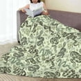 thumbnail image 6 of Vsdgher Green Snake Ultra-Soft Micro flannel Blanket Throw Blankets for Couch Sofa, Bed (4 sizes)-60"x50", 6 of 7