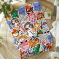 thumbnail image 4 of Cute Blanket Gifts for Boys Girls, 50x60 Inches Cartoon Throw Blanket for Kids Teens, Soft Flannel Throws for Casual, Colorful Blankets for Couch Sofa Bed, 4 of 4