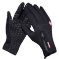thumbnail image 1 of Guantes térmicos impermeables con forro polar para pantalla táctil (negro), 1 of 2
