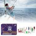 thumbnail image 1 of TIELUTT 12pcs Holiday Blind Luya Fishing Set Pencil Ideal for All Anglers for Man Rigs for Soc Rig High Low Rig Stuff for Mens Chaos Tackle, 1 of 7