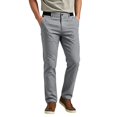 thumbnail image 2 of Rexolia Men's Stretch Straight Fit Twill Pants Flat Front Belt Loops Casual Work Golf Dark Gray L, 2 of 5