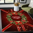 thumbnail image 6 of 1PC Christmas-themed Area Carpet Local Carpet, Lightweight Washable Easy-to-Tidy Carpet Mat Festival Gift, Suitable for Living Room, Bedroom, Dining Room, Hallway, Foyer, Room Accessones, 6 of 8