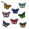 thumbnail image 1 of Diseño de insectos parches bordados conjunto ropa Cheongsam vestido DIY bordado insignia mezcla de algodón 8 piezas Methold HA7845-00B, 1 of 6