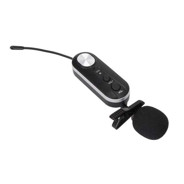 Micrófono de solapa UHF inalámbrico Bling Bling Mini Micrófono de mano con clip para teléfono celular