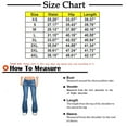 thumbnail image 2 of Cyglowse Straight Leg Jeans for Women Low Rise Stretch Jeans Skinny Wide Leg Denim Pants Light Blue 3XL, 2 of 2