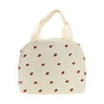 thumbnail image 4 of Unique Bargains 1 Pc Portable Thermal Lunch Bag for Work 10.24"x7.09"x8.27" Pink Beige White,Red, 4 of 5