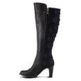 thumbnail image 4 of Spring Step L'Artiste Rozena Tall Boots | Floral Appliqué Mid-Calf Leather Boots with Lace Detailing, 4 of 9