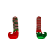 thumbnail image 1 of Funda navideña para silla, calcetines, elfos decorativos para decoración de fiesta en el hogar (pierna), color rojo, 1 of 8
