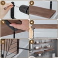 thumbnail image 3 of WELIKERA Repisas Flotantes de Pared, Juego de 6 Estantes Flotantes para Ba&ntilde;o, Cocina, Sala y Dormitorio, Repisas de Almacenamiento, Decorativas y Resistentes para Organizaci&oacute;n de, 3 of 8