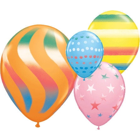 16" Spray On Regular Colors Balloons (50 ct)
