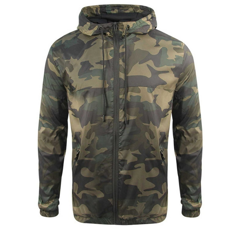 Mens lightweight camo jacket hot sale