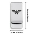 thumbnail image 2 of Stainless Steel Wonder Woman Classic Slim Money Clip Credit Card Holder, 2 of 2