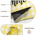 thumbnail image 5 of Summer Area Rugs 4x6 ft Yellow Birds on Lemon Branches Buffalo Plaid Pastoral Washable Rug Non Slip Indoor Carpet Absorbent Floor Mat for Living Room Bedroom Dining Room, 5 of 9