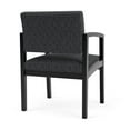 thumbnail image 3 of Lenox Wood Reception Waiting Wood Guest Chair / Black Wood / Dark Gray, 3 of 5