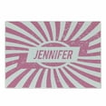 thumbnail image 1 of Jennifer Cutting Board, Most Popular Names for American Girls in Retro Design, Decorative Tempered Glass Cutting and Serving Board, Small Size, Pale Pink and White, by Ambesonne, 1 of 1
