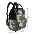 thumbnail image 2 of Daiia Cute Dinosaur Large Capacity Baby Bag Waterproof Stylish Diaper Bag Mummy Backpack Adjustable Straps Diaper BagBaby Essentials Bag, 2 of 6