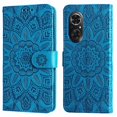 thumbnail image 1 of Funda tipo cartera GANGXUN para Honor 50 SE , diseño girasol, cuero PU, soporte, cierre magnético, tarjetero, 1 of 5