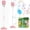 B-Pink, variant on Bubble Machine, Rechargeable Standing Automatic Bubble Blower Maker with Lights and Music, Detachable Bubble Torch for Outdoor Wedding Party Decor, Adjustable Height, Bubble Solution Included, Blue