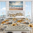 thumbnail image 2 of Designart "Meadow Of Antique Grey Floral Tranquility" Botanical Bedding Covert Set - Bohemian & Eclectic Bed Set With 1 Sham, 2 of 5
