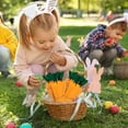 thumbnail image 4 of Dengmore Easter Day Gift 6Pcs Easter Artificial Fabric Carrots Vegetables Home Festival Decoration Carrot Party Decoration Carrot Toy Cloth Props Toy Decoration, 4 of 10